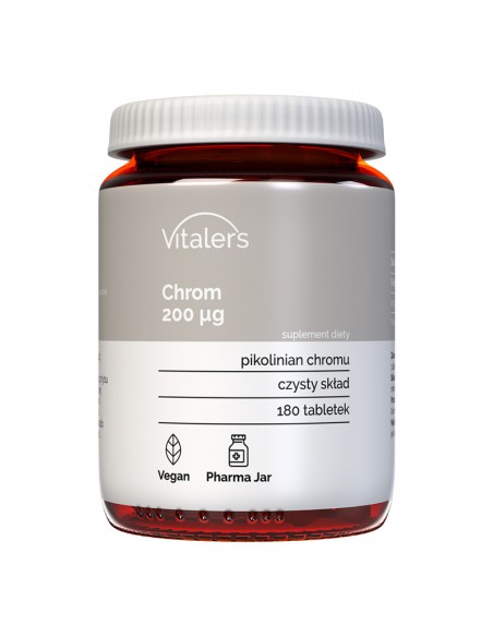 Vitaler's Chromium (Хром) 200 мкг, 180 таблеток