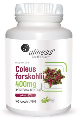 Coleus forskohlii 10% 400мг (Форсколин) x 100 Vege капсул