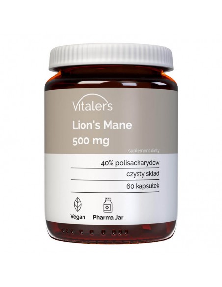 Vitaler's Lion's Mane (Ежовик Гребенчатый) 500 мг, 60 капсул