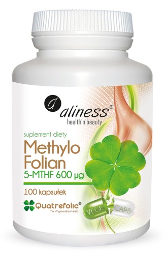Фолиевая кислота Methylo Folian 5-mthf 600 мкг x 100 капсул VEGE