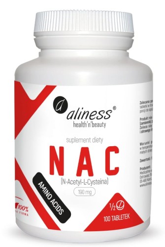 NAC N-Acetyl-L-Cysteine ( N - Ацетил L- Цистеин) 190мг (1/2 tab) x 100 таблеток